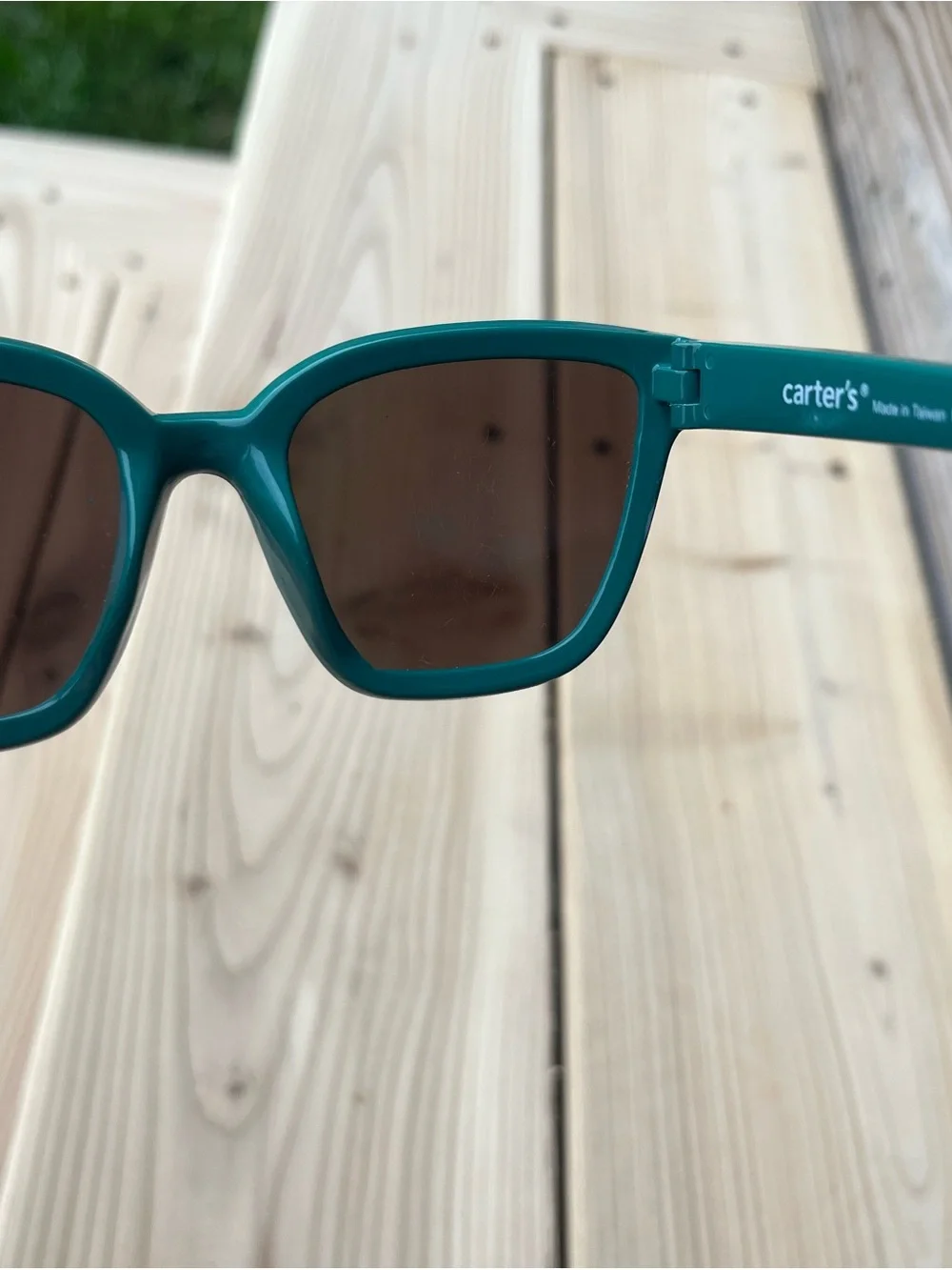 Carter's Teal Frame Mirrored Blue-Green Kids Sunglasses